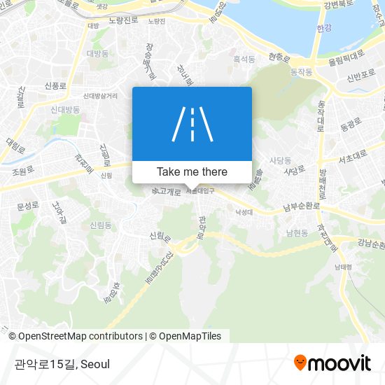 관악로15길 map