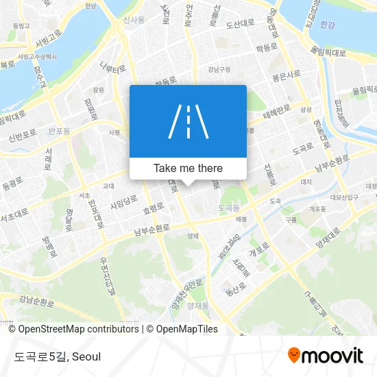 도곡로5길 map