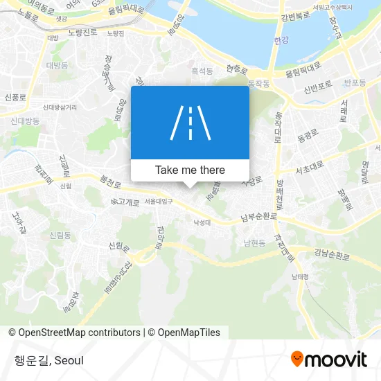 행운길 map
