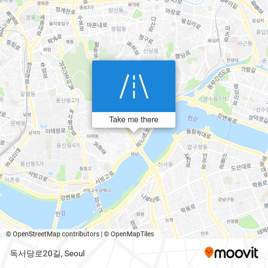 독서당로20길 map