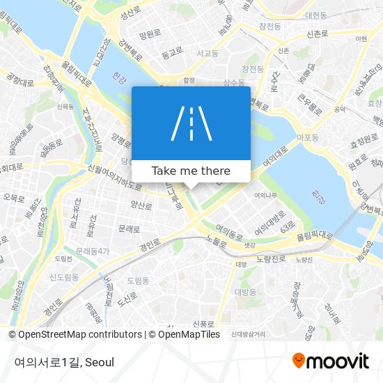 여의서로1길 map