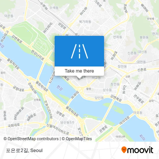 포은로2길 map