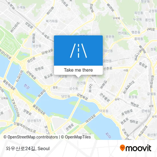 와우산로24길 map