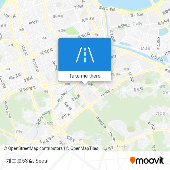 개포로53길 map