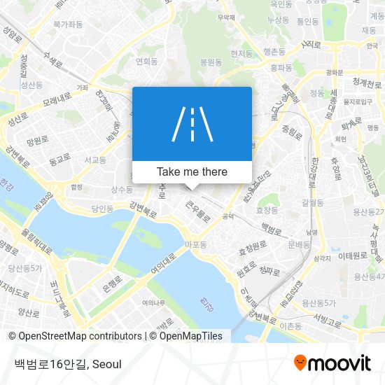 백범로16안길 map