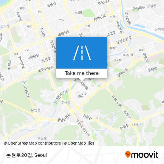 논현로20길 map