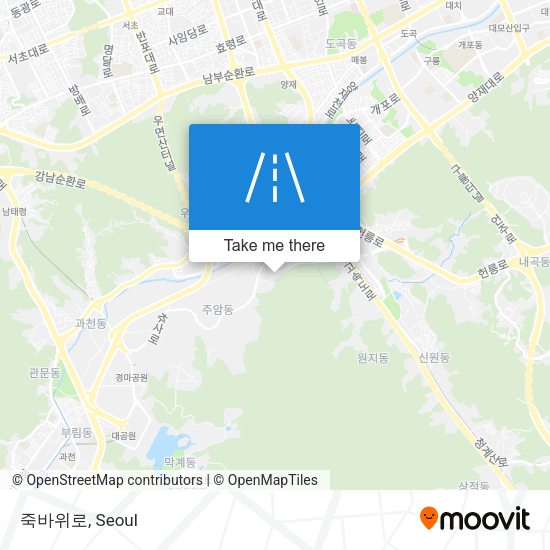 죽바위로 map