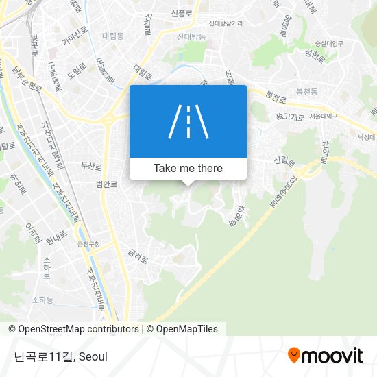 난곡로11길 map