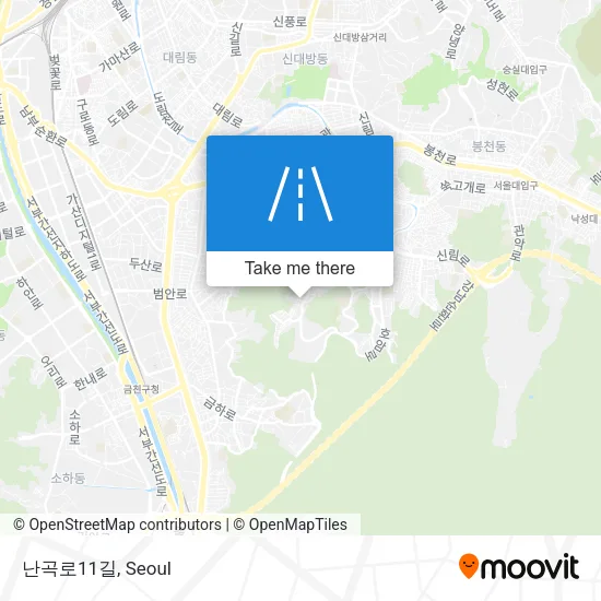 난곡로11길 map