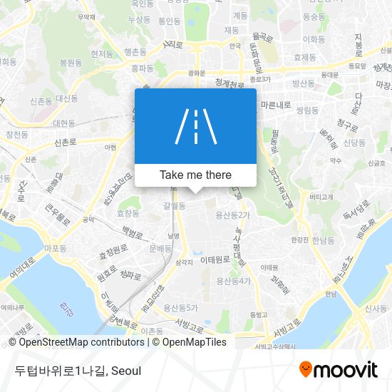 두텁바위로1나길 map