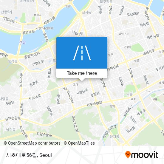 서초대로56길 map