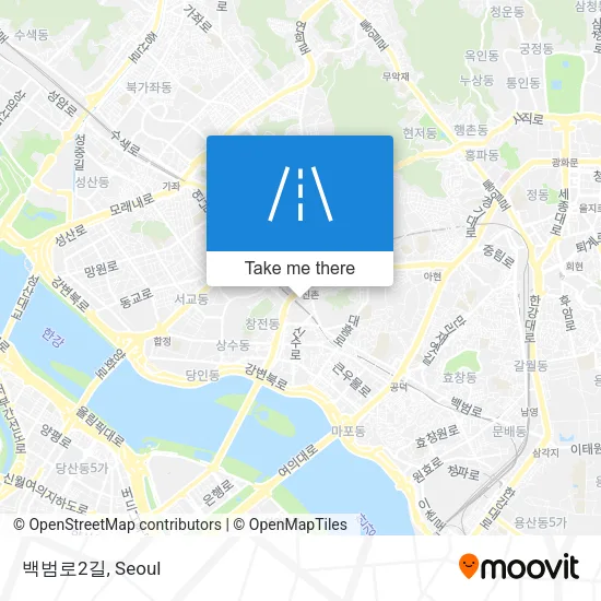 백범로2길 map