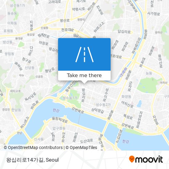 왕십리로14가길 map