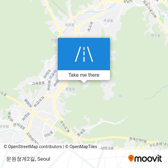문원청계2길 map