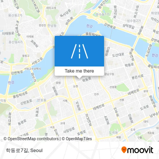 학동로7길 map