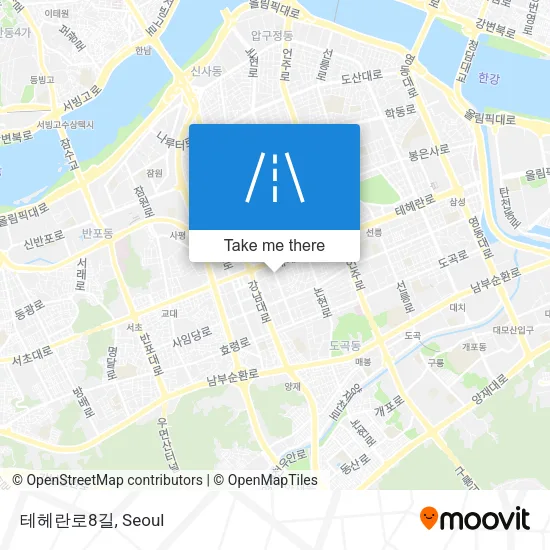 테헤란로8길 map