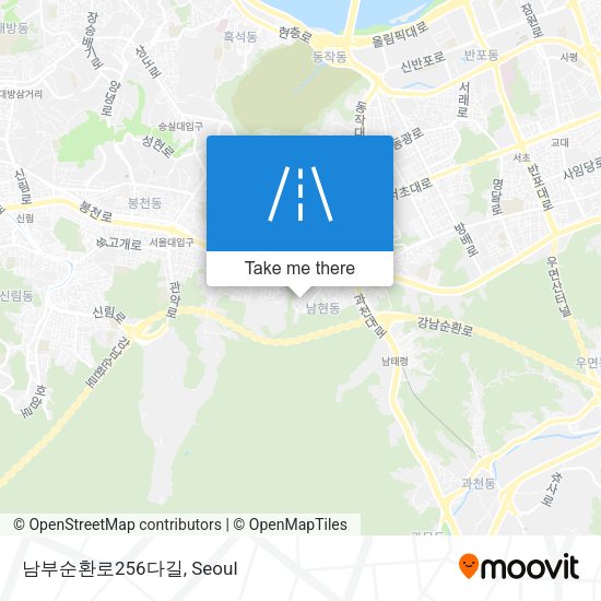 남부순환로256다길 map