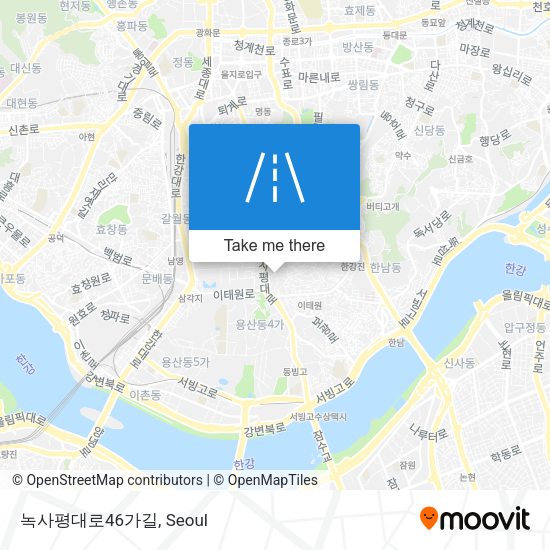 녹사평대로46가길 map