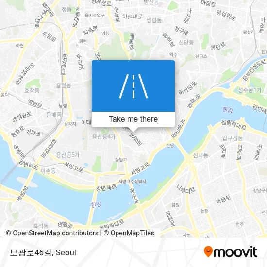 보광로46길 map