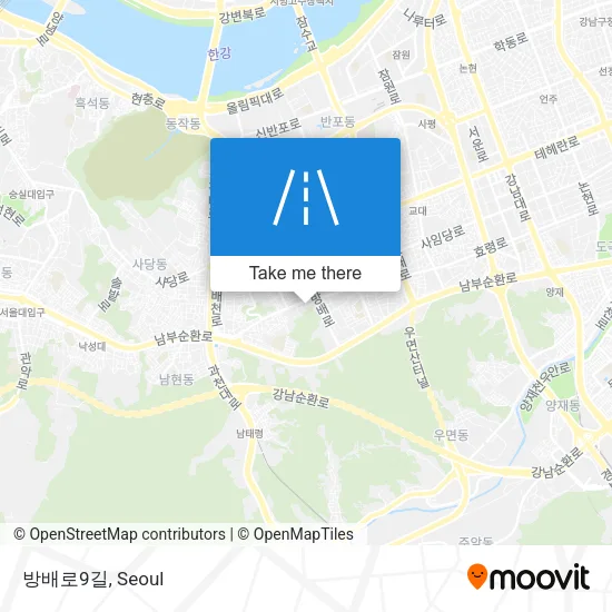 방배로9길 map