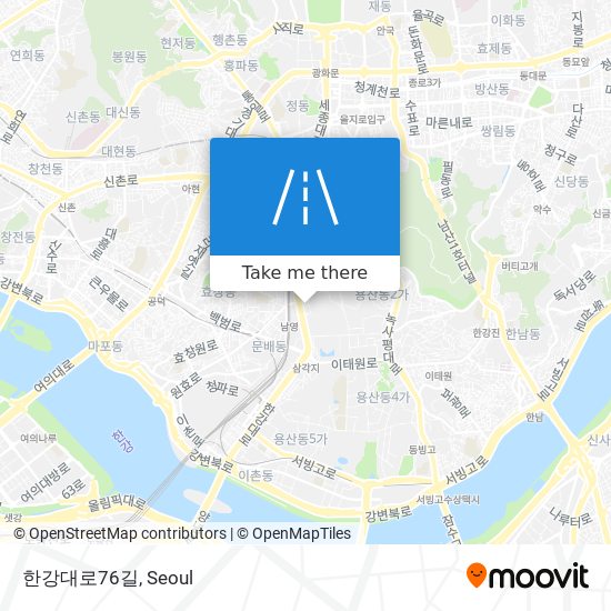 한강대로76길 map