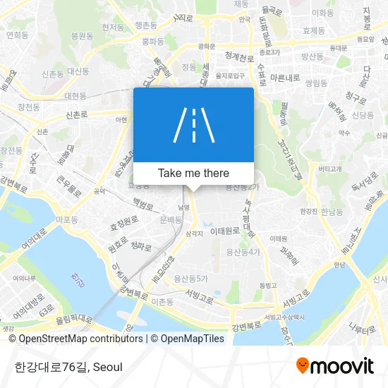 한강대로76길 map