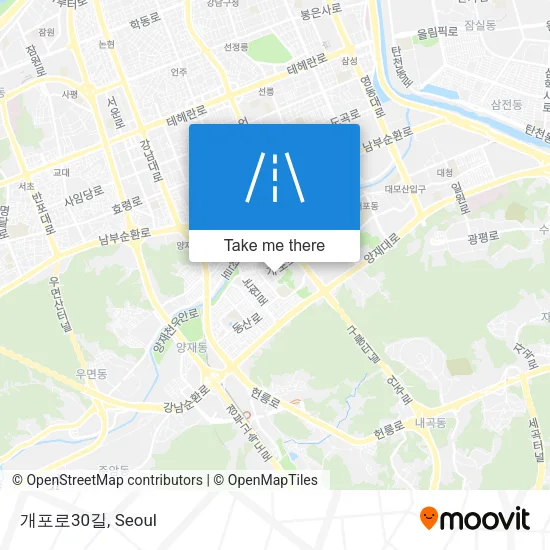 개포로30길 map