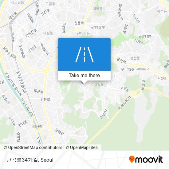 난곡로34가길 map