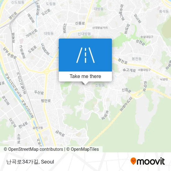 난곡로34가길 map