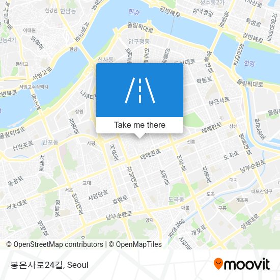 봉은사로24길 map