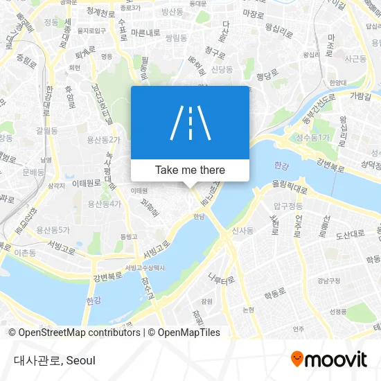 대사관로 map