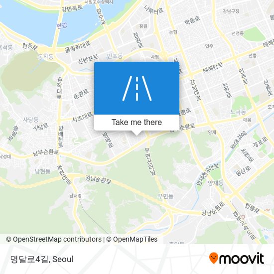 명달로4길 map