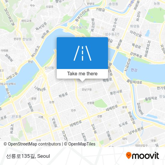 선릉로135길 map