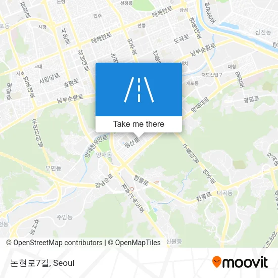 논현로7길 map