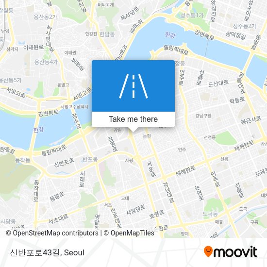 신반포로43길 map
