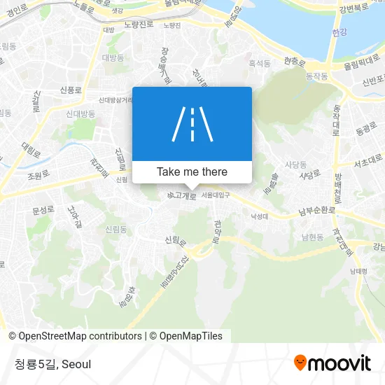 청룡5길 map