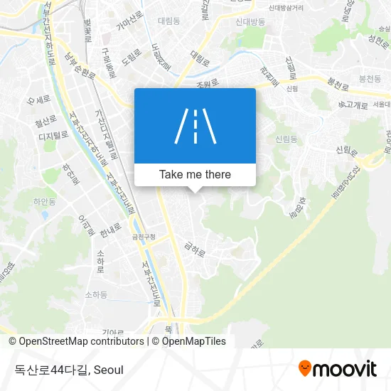 독산로44다길 map