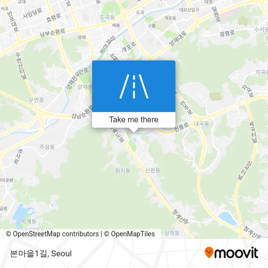 본마을1길 map
