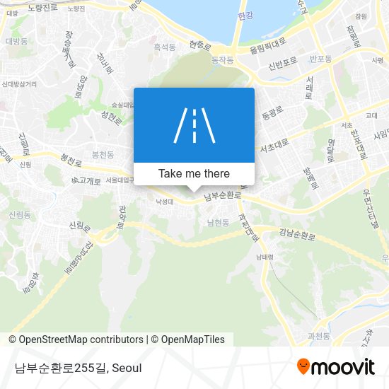 남부순환로255길 map