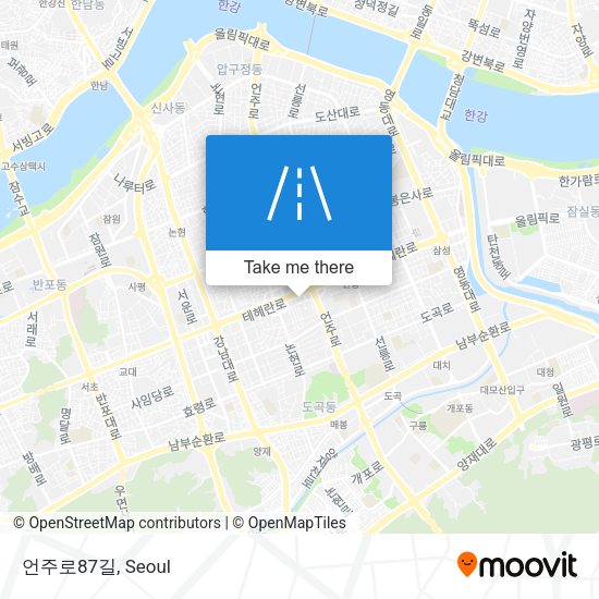 언주로87길 map