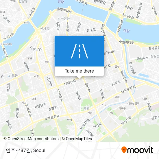 언주로87길 map