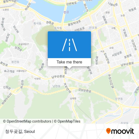 청두곶길 map