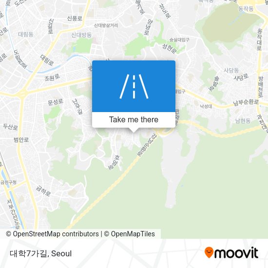 대학7가길 map