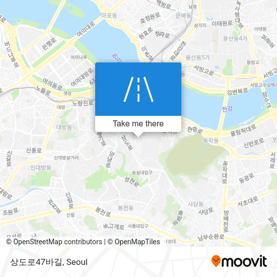 상도로47바길 map