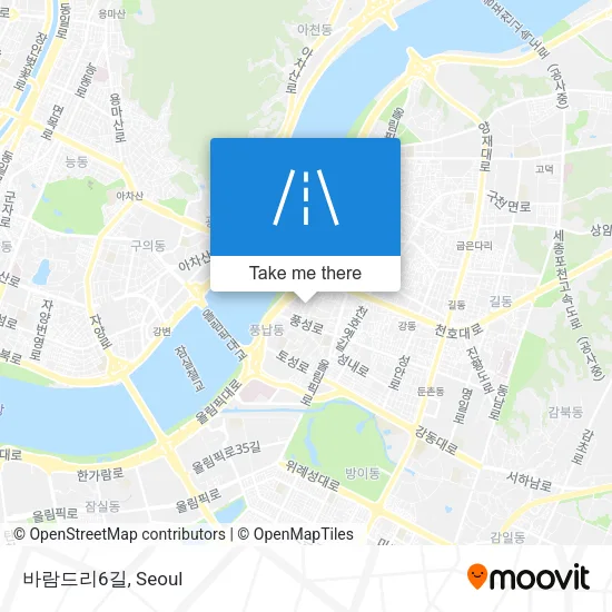 바람드리6길 map