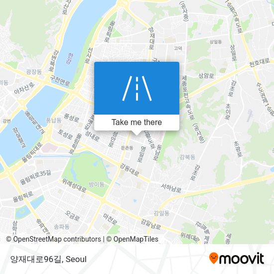 양재대로96길 map