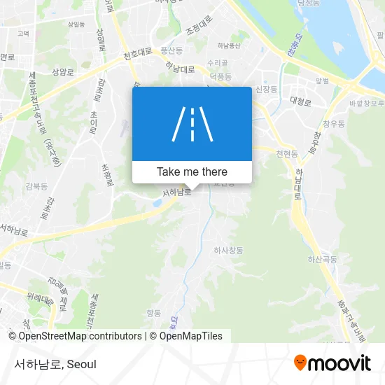 서하남로 map