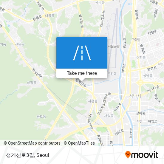 청계산로3길 map
