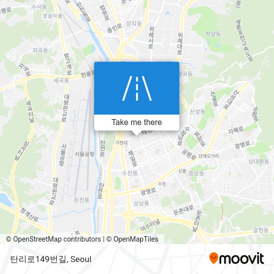 탄리로149번길 map