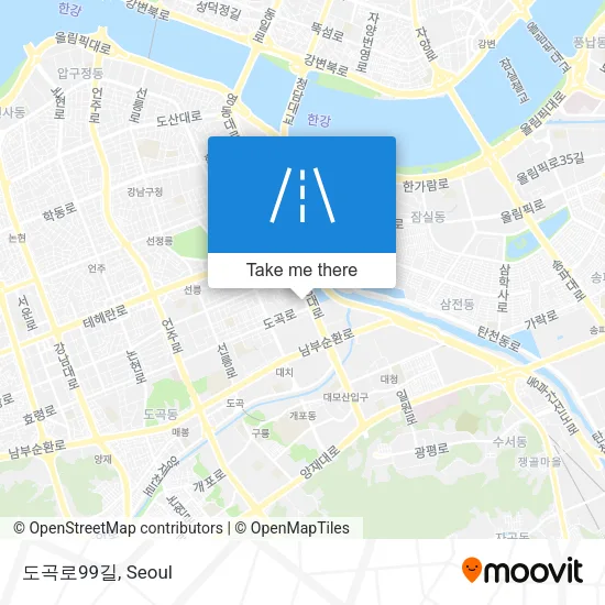 도곡로99길 map